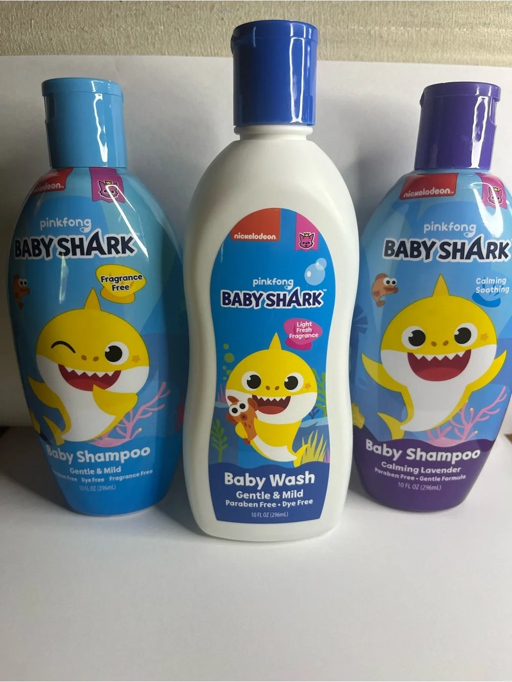 Nickelodeon Baby Shark Baby Wash - Blue & White